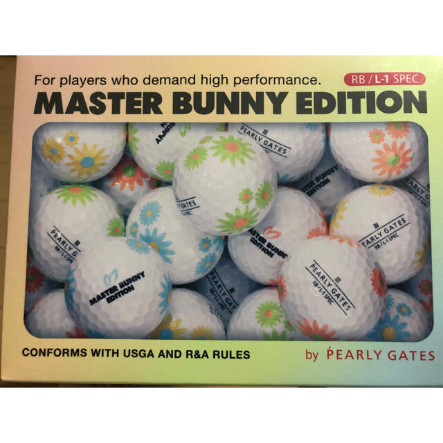 PEARLY GATES(パーリーゲイツ)のパーリーゲイツ MASTER BUNNY EDITION ゴルフボール スポーツ/アウトドアのゴルフ(その他)の商品写真