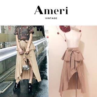 アメリヴィンテージ(Ameri VINTAGE)の【Ameri vintage】♡カットオフ　ラッフルスカート(ロングスカート)