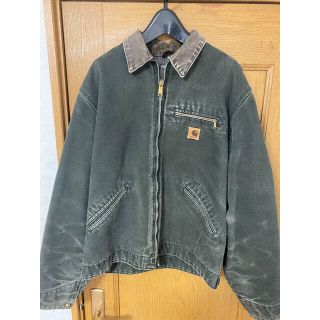 カーハート(carhartt)の美品　 carhartt カーハート　ダックジャケット　モスグリーン　アウター(ブルゾン)