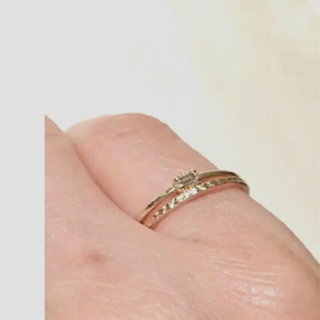 お値引き更新　リング　　10K  指輪　ゴールド　 レディースのアクセサリー(リング(指輪))の商品写真
