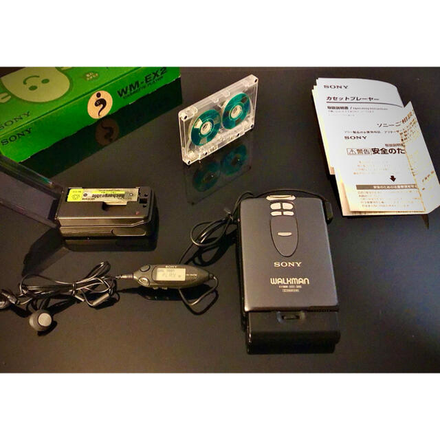 SONY - カセットウォークマン Sony WM-EX2「整備済み、箱付完動美品