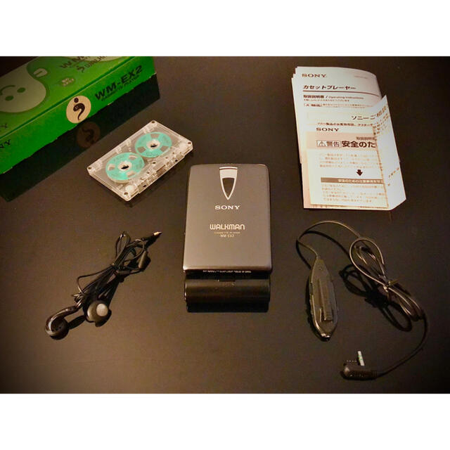 SONY - カセットウォークマン Sony WM-EX2「整備済み、箱付完動美品