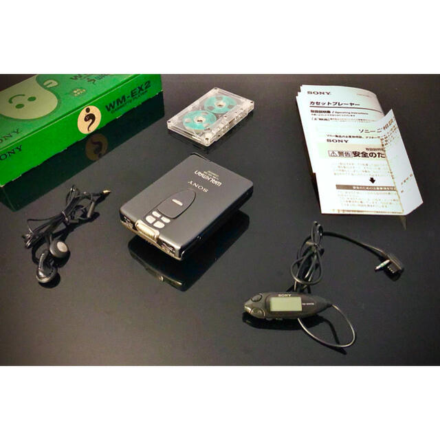 SONY - カセットウォークマン Sony WM-EX2「整備済み、箱付完動美品