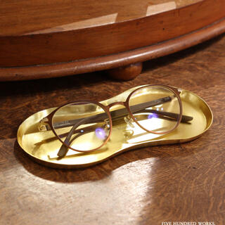 ザラホーム(ZARA HOME)のメガネトレイ インブルーム / inbloom メガネ置き 真鍮風小皿 トレー(小物入れ)