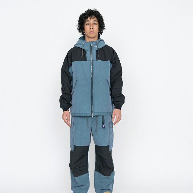 THE NORTH FACE(ザノースフェイス)のノースフェイス パープルレーベル インディゴマウンテンウインドパーカー Lサイズ メンズのジャケット/アウター(マウンテンパーカー)の商品写真