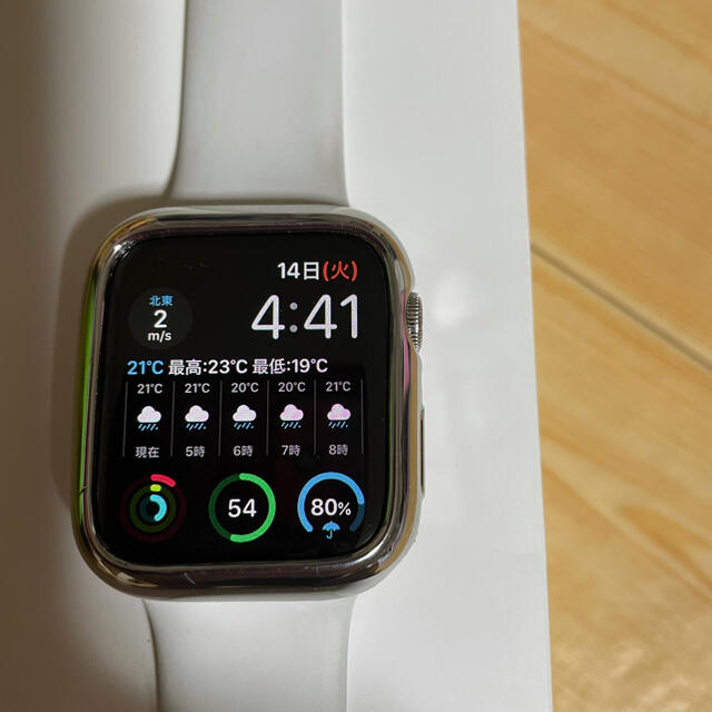 【新品未開封】Apple Watch5  44ミリ　ステンレス