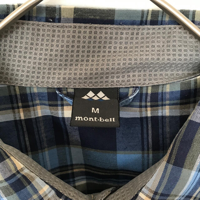 mont bell(モンベル)のめめにゃんこ様ご専用　montbell メンズ長袖シャツ チェックシャツ M メンズのトップス(シャツ)の商品写真