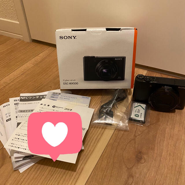 SONY(ソニー)の★ほぼ新品★ SONY Cyber−Shot WX DSC-WX500 スマホ/家電/カメラのカメラ(コンパクトデジタルカメラ)の商品写真