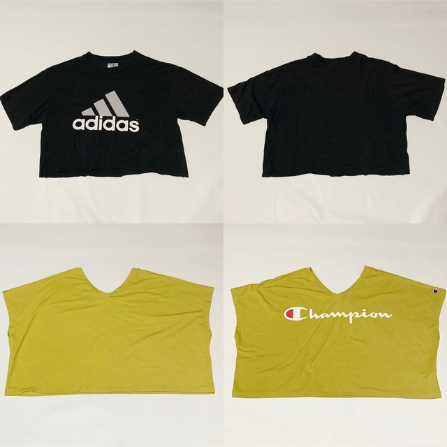 Champion(チャンピオン)の【おまとめ商品】Champion adidas Tシャツ 2枚セット レディースのトップス(Tシャツ(半袖/袖なし))の商品写真