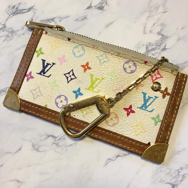 LOUIS VUITTON(ルイヴィトン)のルイヴィトン  コインケース　モノグラム マルチカラー ポシェットクレ レディースのファッション小物(コインケース)の商品写真