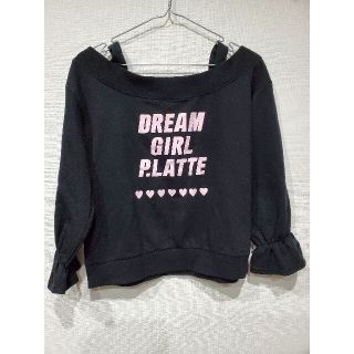 ピンクラテ(PINK-latte)のpinklatte オフショルトレーナー(Tシャツ/カットソー)