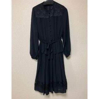 ソワール(SOIR)のブラックフォーマル　ワンピース　7号(礼服/喪服)