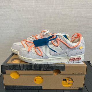 ナイキ(NIKE)のナイキ ダンク LOW オフホワイト LOT no.19(スニーカー)