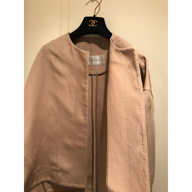 人気No.1 ADORE - ボンディング 麻ノーカラージャケット 【専用】ADORE 人気No.1 ADORE - ボンディング 麻ノーカラージャケット 【専用】ADORE