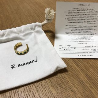 ビューティアンドユースユナイテッドアローズ(BEAUTY&YOUTH UNITED ARROWS)のララガン　R.ALAGAN small tile ring(リング(指輪))