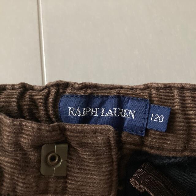 Ralph Lauren(ラルフローレン)のラルフローレン コーデュロイ ショートパンツ こげ茶 120 キッズ/ベビー/マタニティのキッズ服男の子用(90cm~)(パンツ/スパッツ)の商品写真