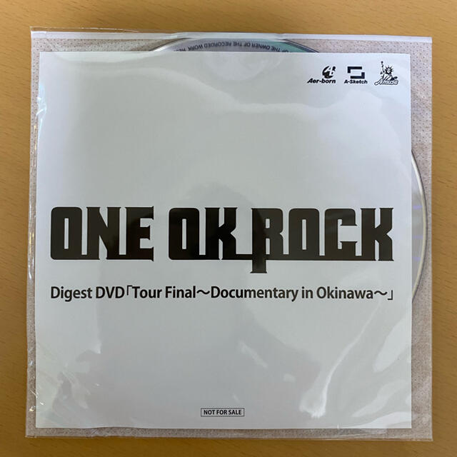 ワンオク  ツアーダイジェストDVD レア