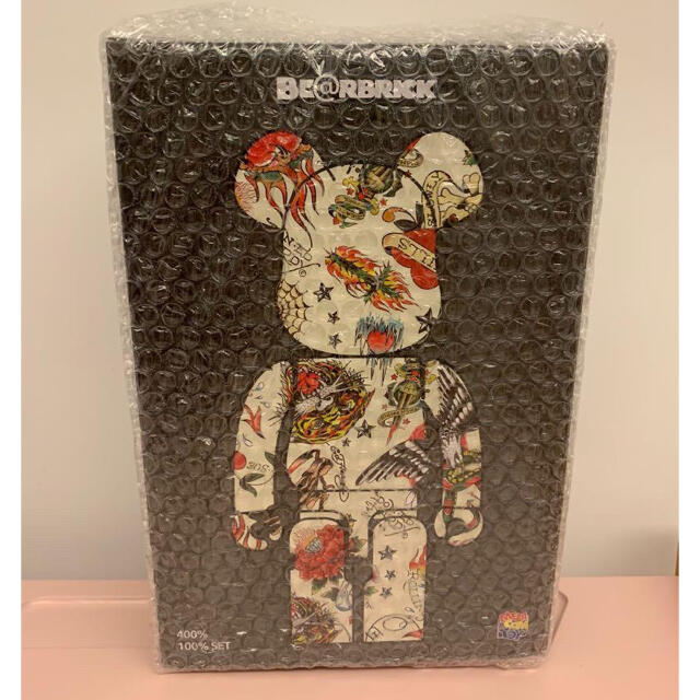 BE@RBRICK ベアブリック マカオ限定ED hardy 400% 100%
