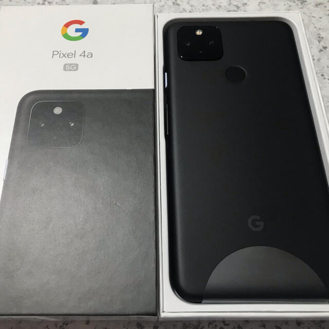 新品☆Google Pixel4a (5G) 128GB JustBlackスマホ/家電/カメラ