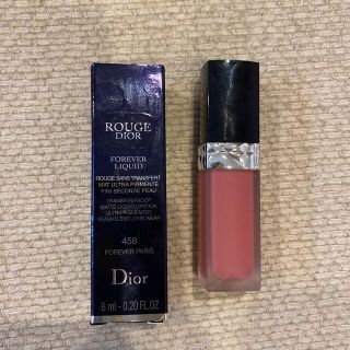 ディオール(Dior)のDior ルージュディオールフォーエヴァーリキッド 458 フォーエバーパリ(口紅)