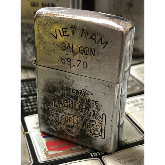 【ベトナムZIPPO】本物 1969年製ベトナムジッポー「シクロ」