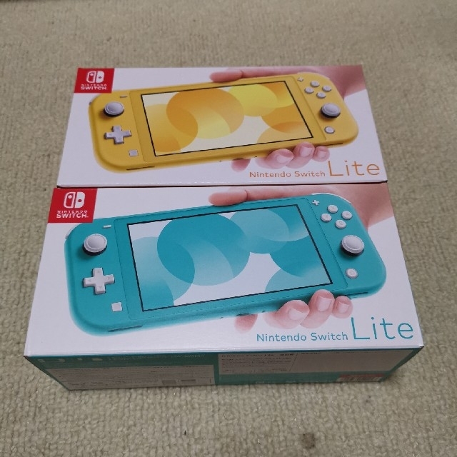 アウトレット買付 Nintendo Switch Lite イエロー、ターコイズ 2台