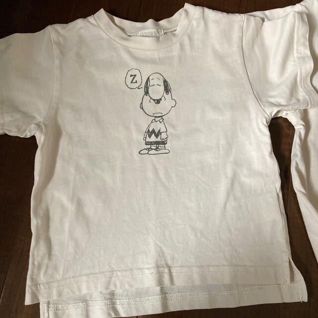 BeBe(ベベ)のスヌーピーTシャツ　110㎝2枚セット キッズ/ベビー/マタニティのキッズ服男の子用(90cm~)(Tシャツ/カットソー)の商品写真
