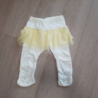 ベベ(BeBe)の＊美品＊べべ ルダクティオン チュール付きレギンス bebe メゾピアノ 80(パンツ/スパッツ)