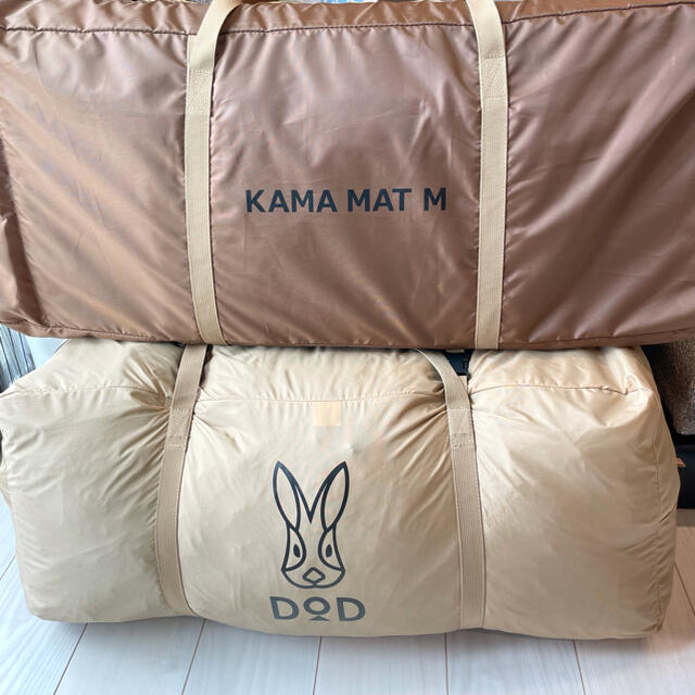 週間売れ筋 DOPPELGANGER セット 美品 タンとグランドシート/インナーマット カマボコテント3M DOD - テント/タープ