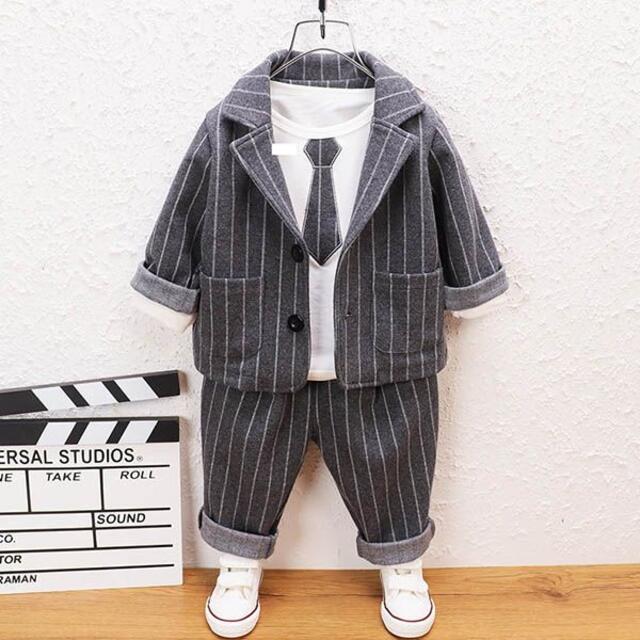 韓国　子供服　セットアップ　90　100　110　男の子　カジュアルスーツ キッズ/ベビー/マタニティのキッズ服男の子用(90cm~)(その他)の商品写真