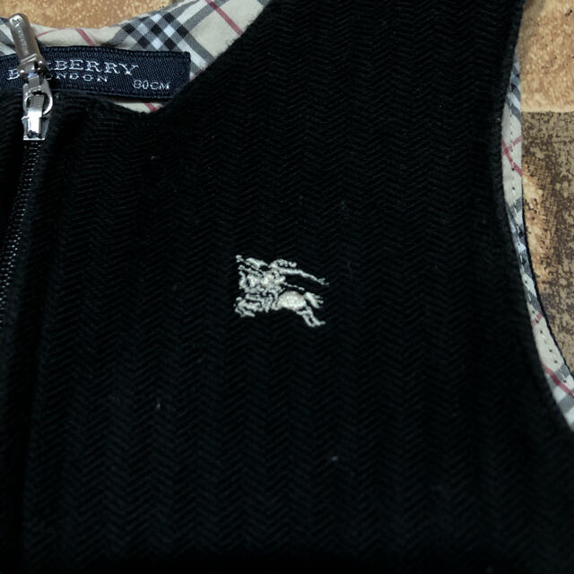 BURBERRY(バーバリー)の【Burberry】バーバリー baby ロンパース ノバチェック ロゴ刺繍 キッズ/ベビー/マタニティのベビー服(~85cm)(ロンパース)の商品写真