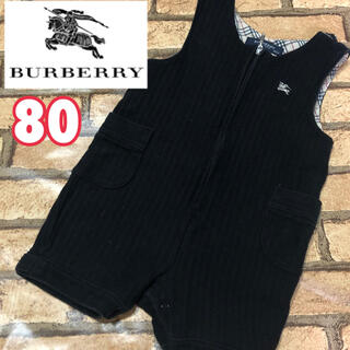 バーバリー(BURBERRY)の【Burberry】バーバリー baby ロンパース ノバチェック ロゴ刺繍(ロンパース)