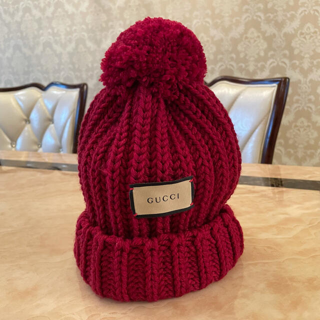 GUCCI ポンポンニット帽(M) GUCCI ポンポンニット帽(M)