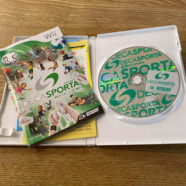 Wii(ウィー)のDECA SPORTA（デカスポルタ） Wiiでスポーツ“10”種目！ Wii エンタメ/ホビーのゲームソフト/ゲーム機本体(家庭用ゲームソフト)の商品写真