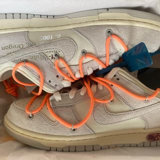 ナイキ(NIKE)の【ゆいさん専用】ナイキ ダンクLOW × off-white lot19(スニーカー)