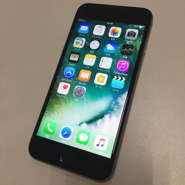 SIMロック解除済み iPhone6s 64GB スペースグレー - スマートフォン本体