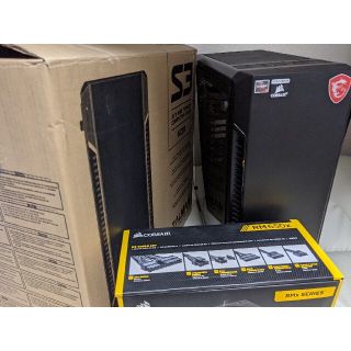 Corsair RM650X ATX電源 Zalman S3 ミドルタワーケース(PCパーツ)