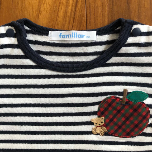 familiar(ファミリア)のファミリア 長袖トップス　80 キッズ/ベビー/マタニティのベビー服(~85cm)(Ｔシャツ)の商品写真