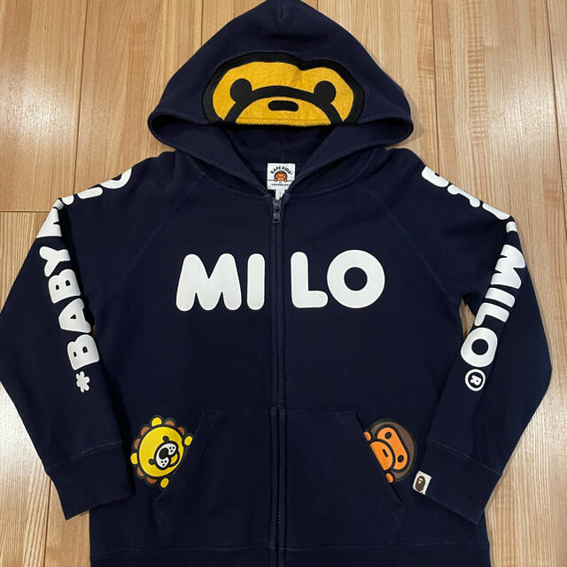 A BATHING APE(アベイシングエイプ)のキャサリン様専用です。パーカー2着セット キッズ/ベビー/マタニティのキッズ服男の子用(90cm~)(ジャケット/上着)の商品写真