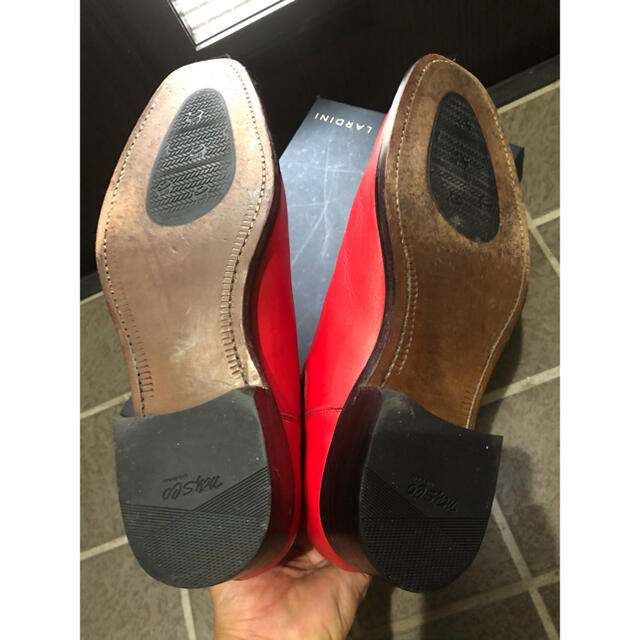 REGAL(リーガル)の宮城興業サイドゴアブーツ&ベルト&シューツリー 25.0 赤 リーガル 革靴 メンズの靴/シューズ(ブーツ)の商品写真