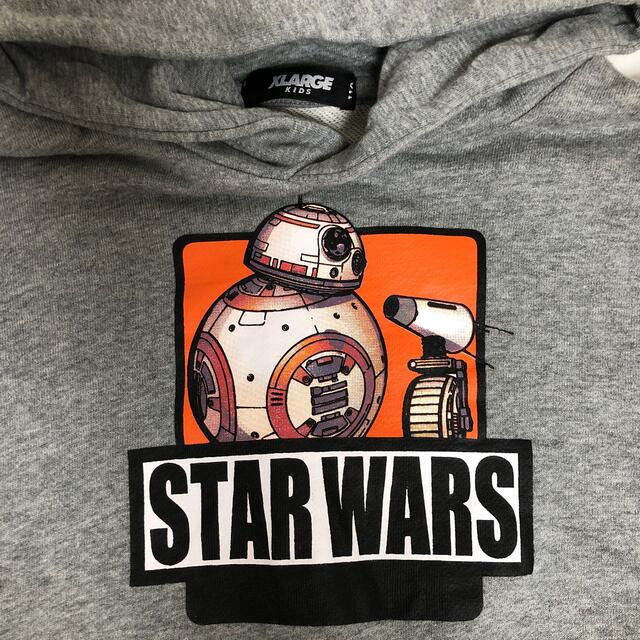 XLARGE(エクストララージ)のXLARGE STARWARS パーカー　kids 110サイズ キッズ/ベビー/マタニティのキッズ服男の子用(90cm~)(Tシャツ/カットソー)の商品写真