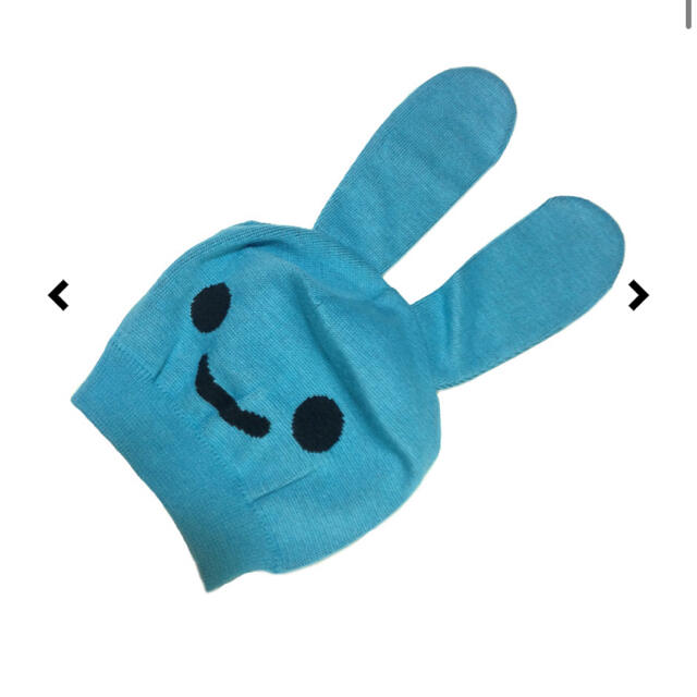 濃いピンク系統 試着のみ美品 CUNE キューン うさぎ ニット キャップ