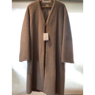 ビューティアンドユースユナイテッドアローズ(BEAUTY&YOUTH UNITED ARROWS)のクーポン中値引roku v neck fake fur coat 38 タグ付き(毛皮/ファーコート)