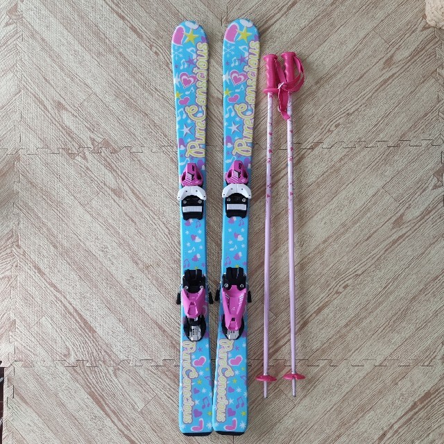 スポーツ/アウトドアPure Conscious ジュニア　スキー　板110　ストックセット