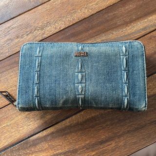 【期間限定12000】diesel 長財布　デニム