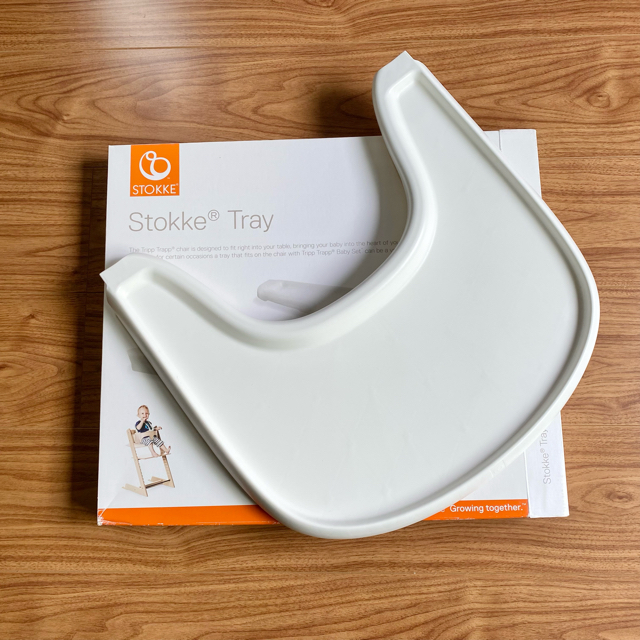 Stokke(ストッケ)の773388様専用ストッケ　トリップトラップチェア用トレイ（ホワイト） キッズ/ベビー/マタニティの授乳/お食事用品(その他)の商品写真