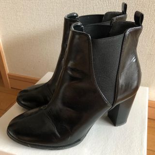 コムサイズム(COMME CA ISM)のコムサイズム　COMME CE ISM  秋冬　ショートブーツ　24.5cm黒(ブーツ)