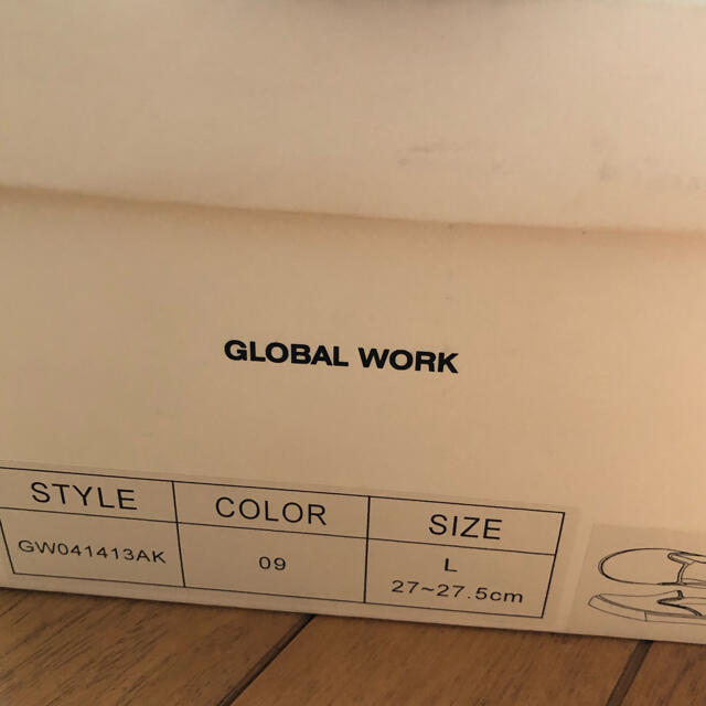 GLOBAL WORK(グローバルワーク)のグローバルワーク　GLOBAL WORK  バックスキン　スリッポンシューズ メンズの靴/シューズ(スニーカー)の商品写真