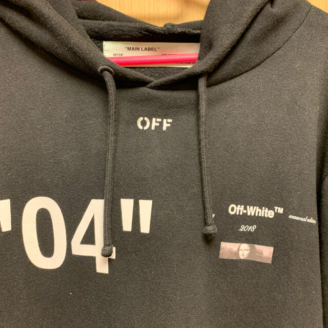 正規限定 18AW OFF-WHITE オフホワイト モナリザ パーカー