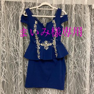 ローブ(ROBE)のROBE de FLEURS Glossy ドレス ミニドレス(ミニドレス)